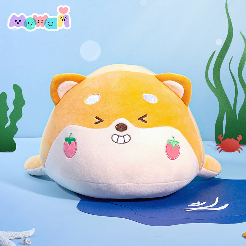 MeWaii® Ocean Series Whale Dog Corgi Stuffed Animal Kawaii Plush Pillow Squishy Toy