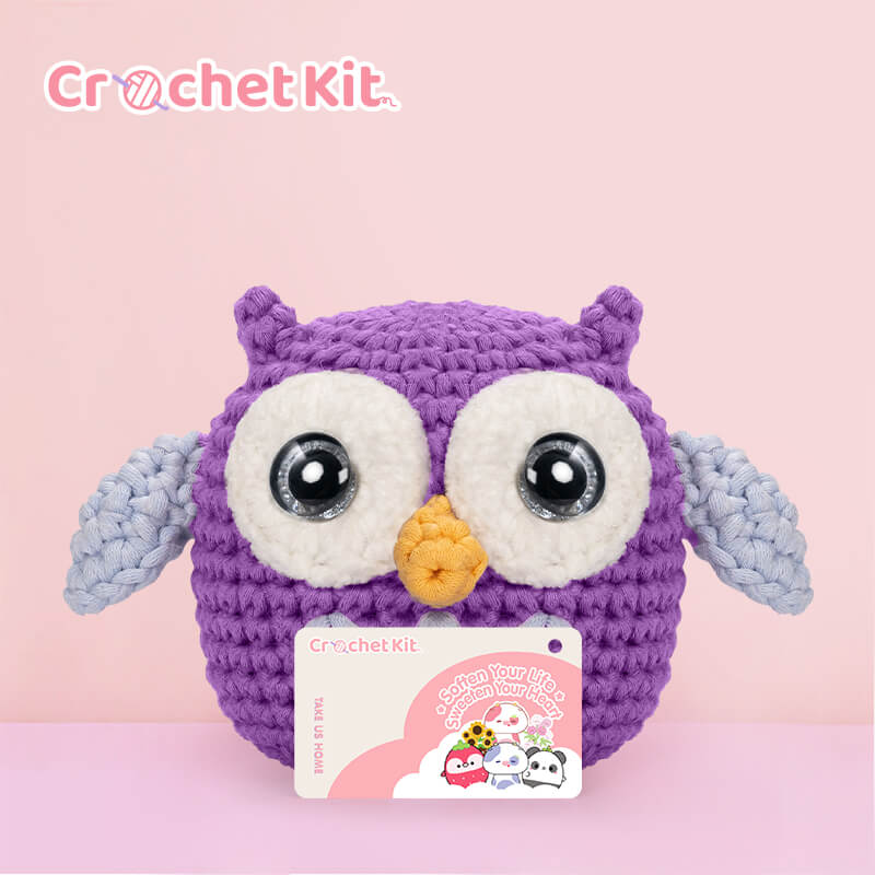 Crochet Kit Original Designed Owl Knitted toys