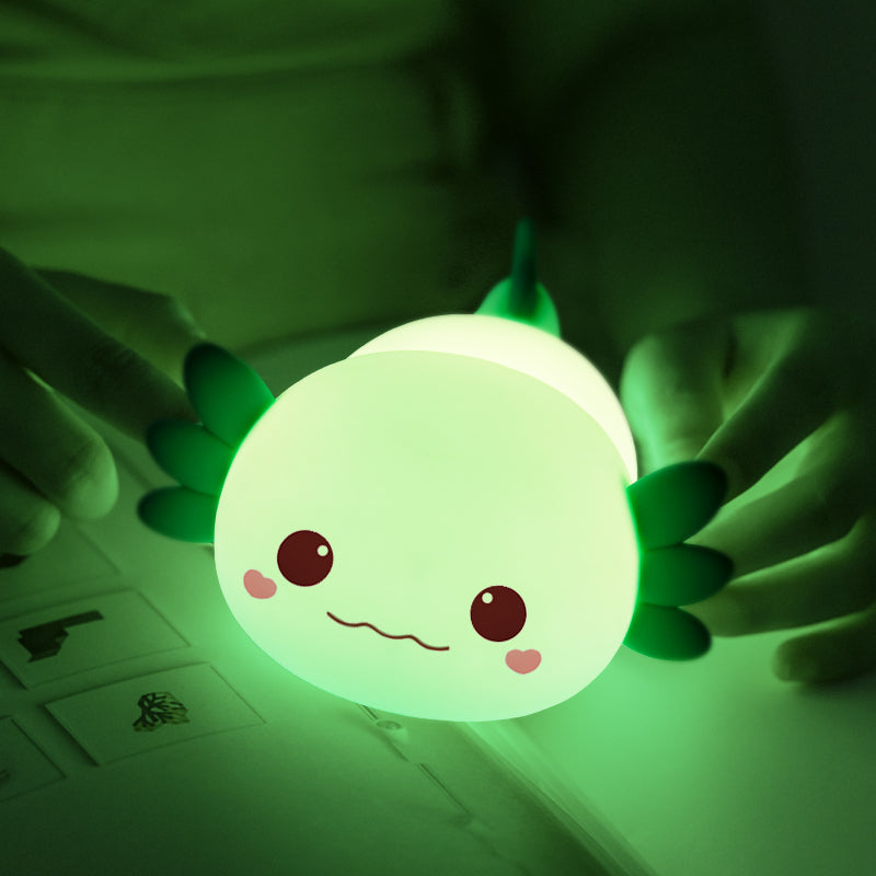 MeWaii® Green Axolotl Cute Squishy Night Light - Perfect Gift