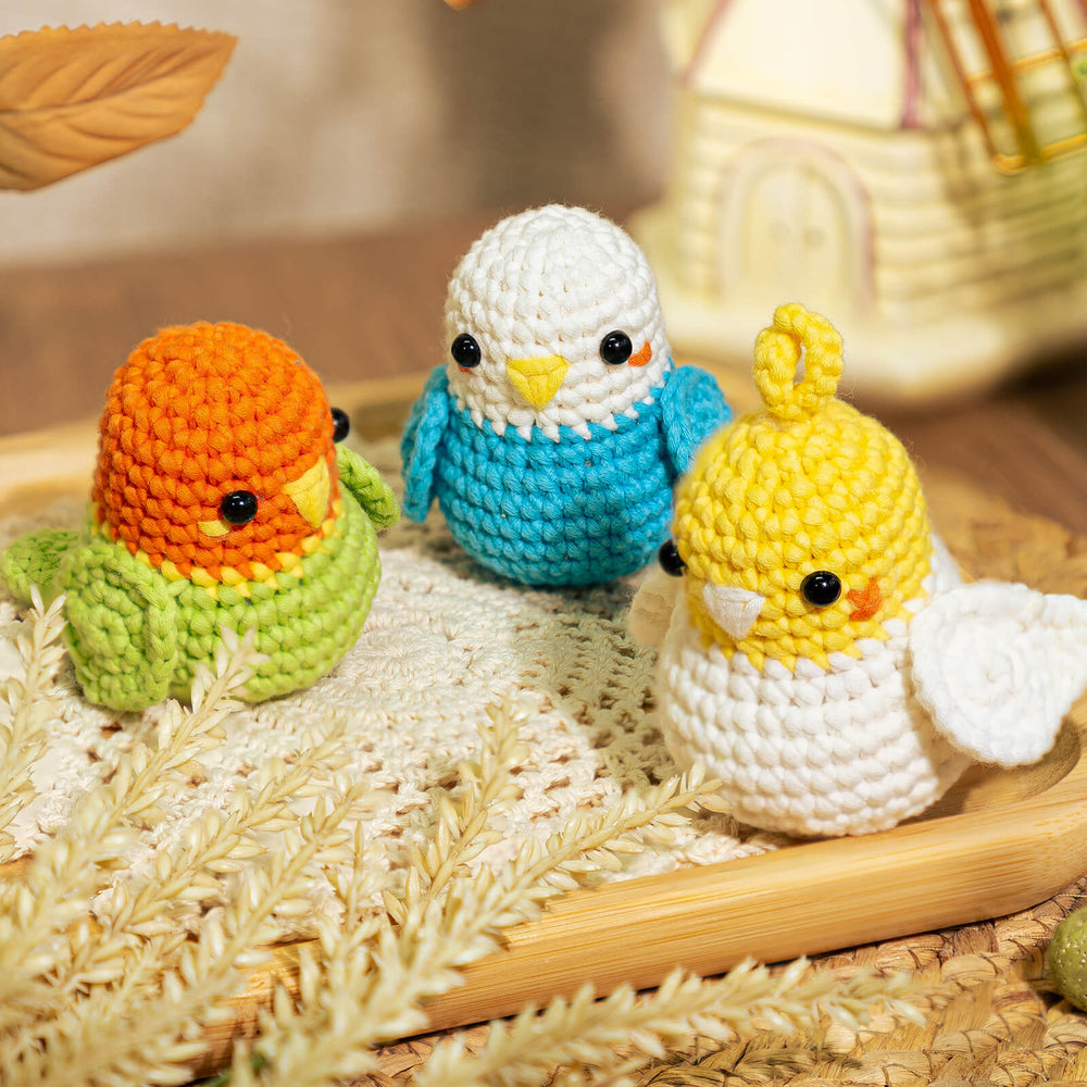 MeWaii® Crochet Kit For Beginners Santa Claus Crochet Kits with Easy Peasy Yarn