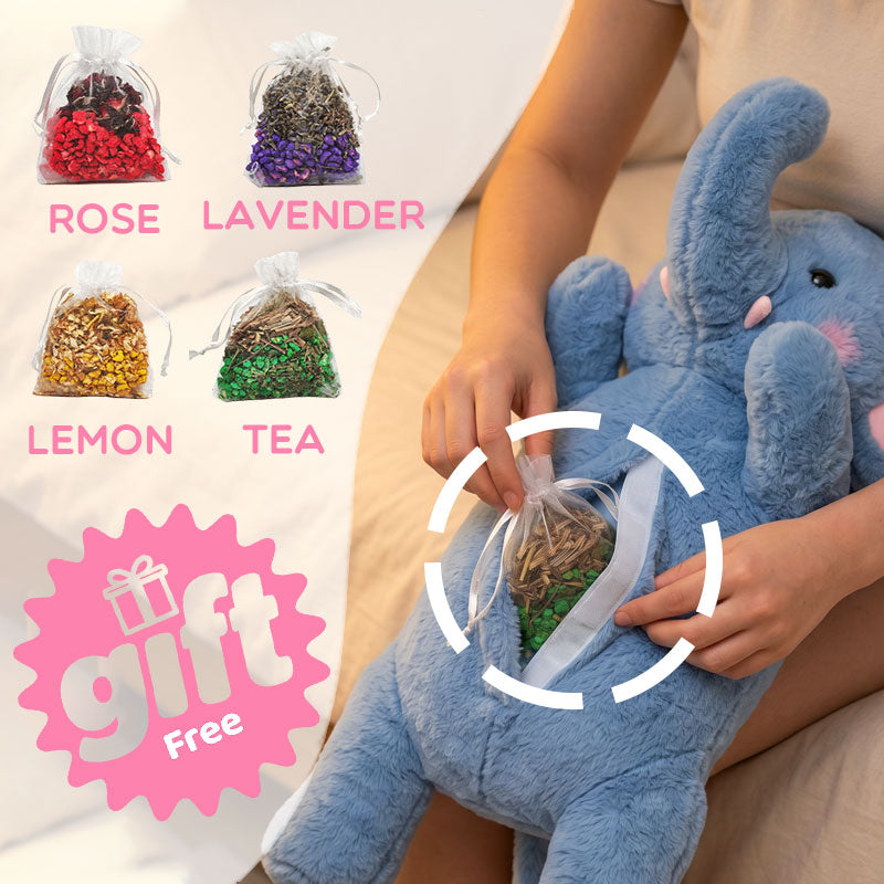 3rd Anniversary Free Gift Scented Sachet 4-Piece Set for Heated Weighted Plush