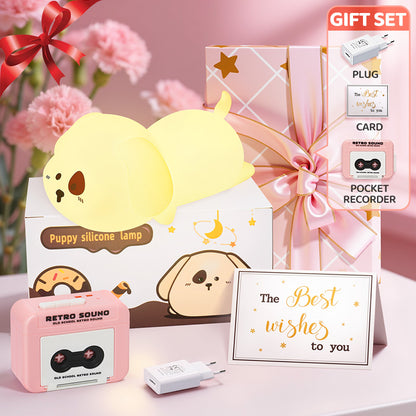 Mother's Day Limited Gift Set Special for every Momy Engraving Squishy Silicone LED Night Light