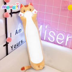 MeWaii® Kitten Orange Stuffed Animal Kawaii Plush Pillow Squishy Toy