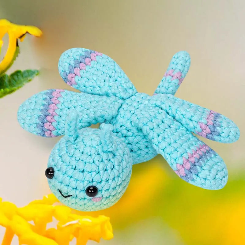 MeWaii® Crochet Original Designed Animal Crochet Kit for Beginners with Easy Peasy Yarn