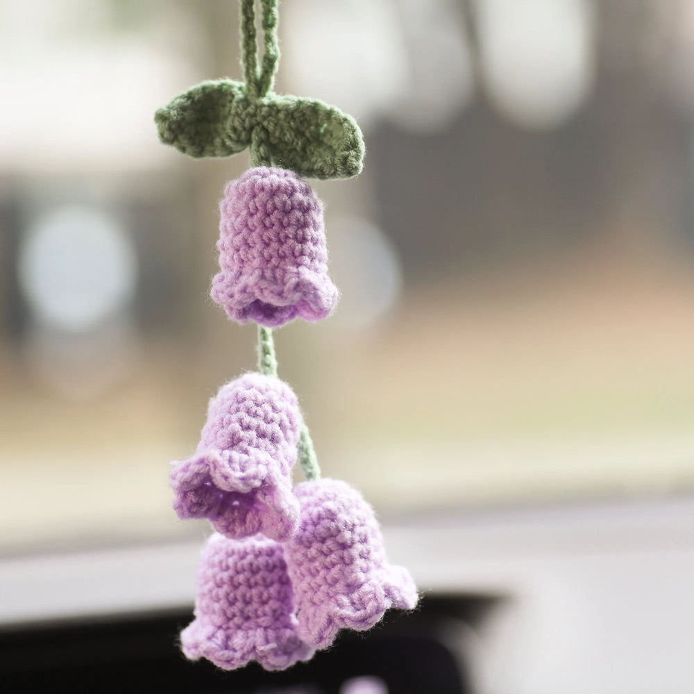 MeWaii® Handmade Crochet Flowers and Potted Plants Car Hanging