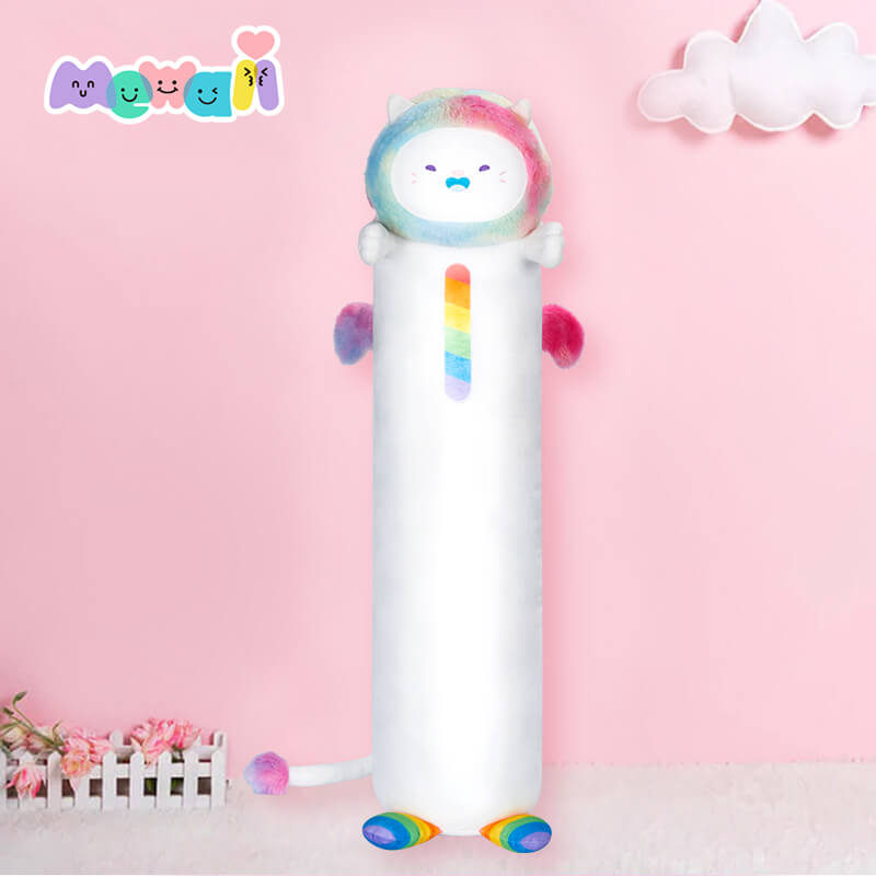 MeWaii® Original Design Rainbow Lion Stuffed Animal Kawaii Plush Pillow Squishy Toy
