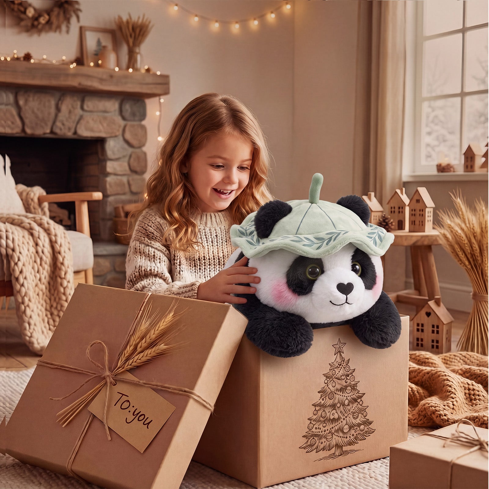 MeWaii® Panda Weighted Stuffed Animal with Microwavable Heating Pad