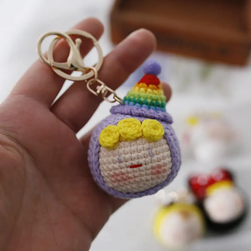 Mewaii® Handmade Crochet Cute Ball Keychain