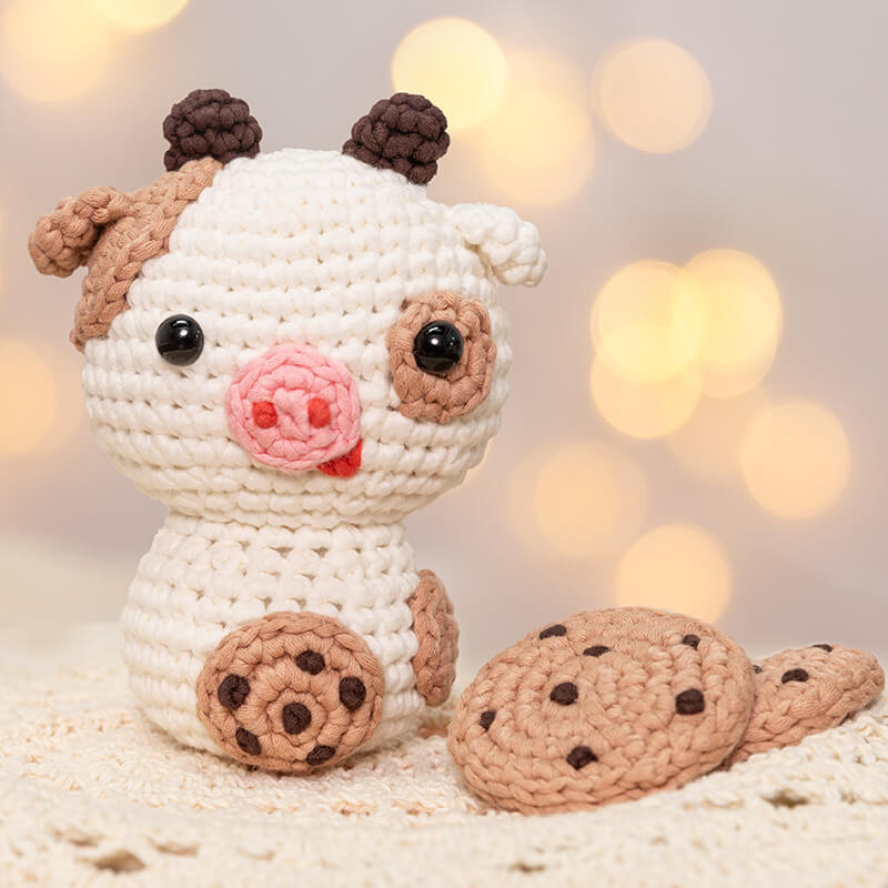 MeWaii® Crochet Kit For Beginners Santa Claus Crochet Kits with Easy Peasy Yarn