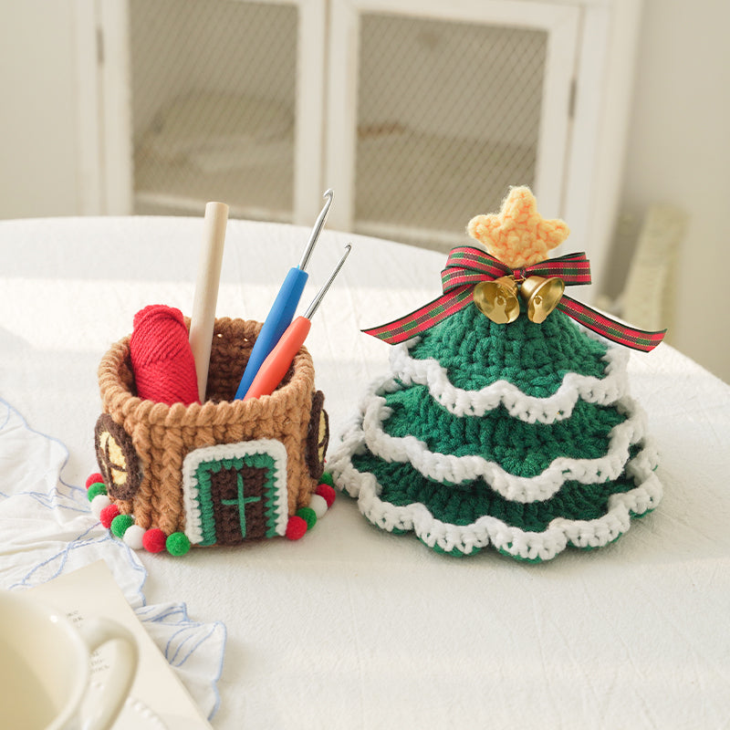 MeWaii® Crochet Kit For Beginners Santa Claus Crochet Kits with Easy Peasy Yarn