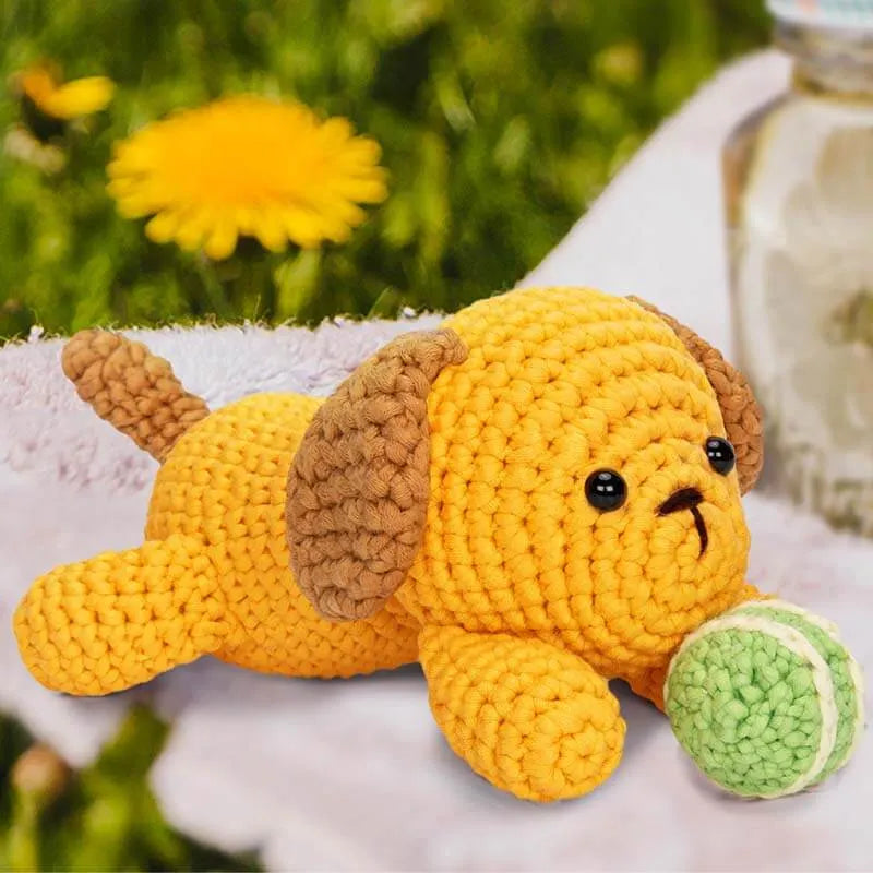 MeWaii® Crochet Original Designed Animal Crochet Kit for Beginners with Easy Peasy Yarn