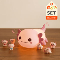 Veilleuse mignonne et spongieuse MeWaii® Axolotl - Cadeau parfait 🎁