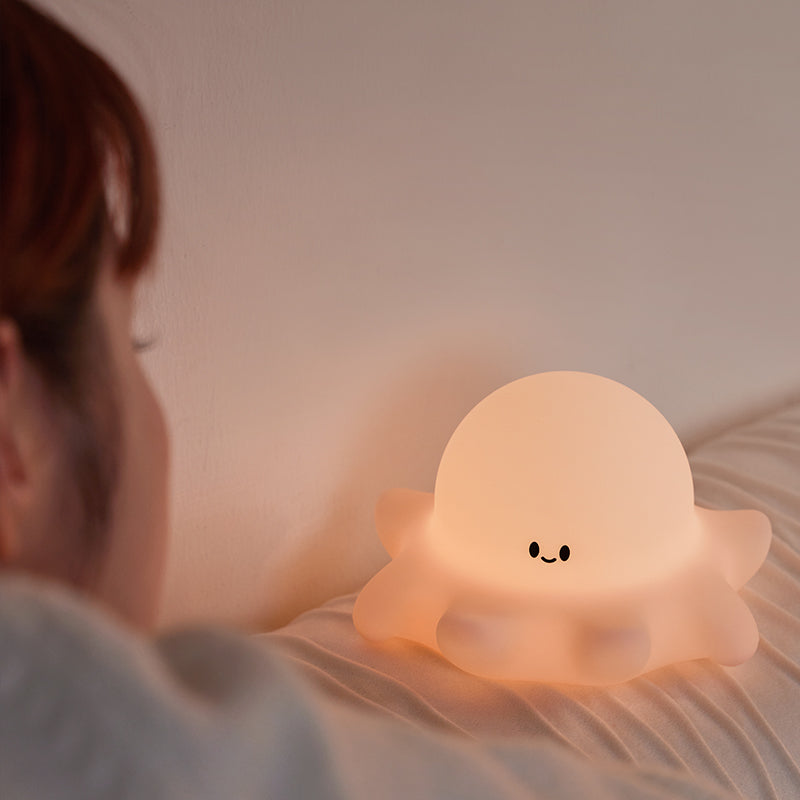 Squishy Silikon-Oktopus-LED-Nachtlicht – perfektes Geschenk für Kinder und Mädchen