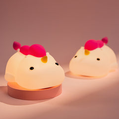 Chubby Unicorn Silicone Squishy Night Light Perfect Gift Sleep Companion Stress Relief