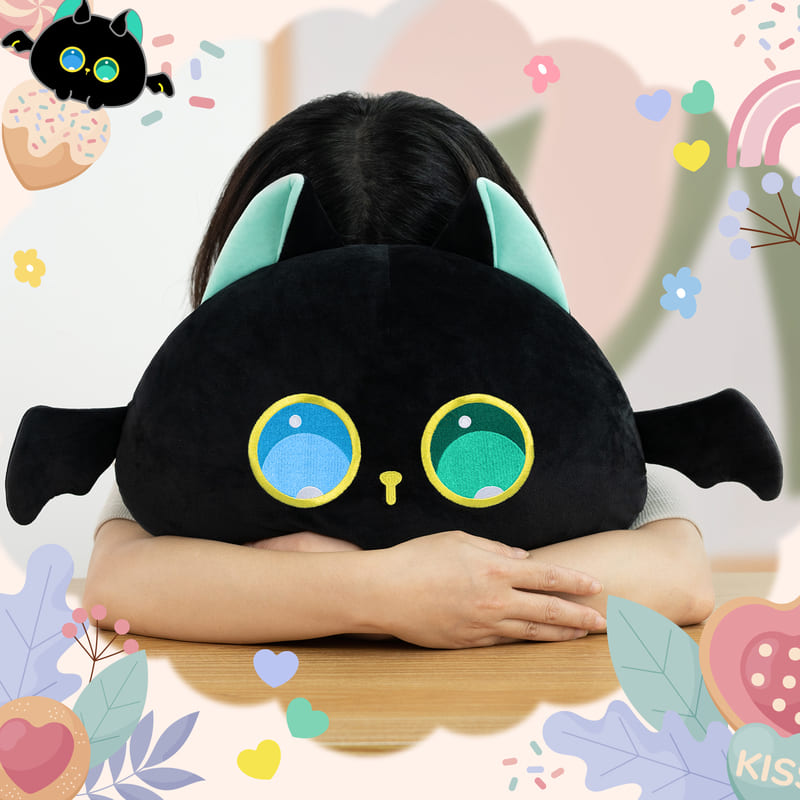 MeWaii®  Throw Pillow Cushion Family Magic Cat Stuffed Animal Kawaii Plush Body Squishy Pillow