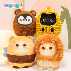 MeWaii® Stuffed Animal Kawaii Buttered Breaded Capybara Plush Pillow Squishy Toy With Hoodie