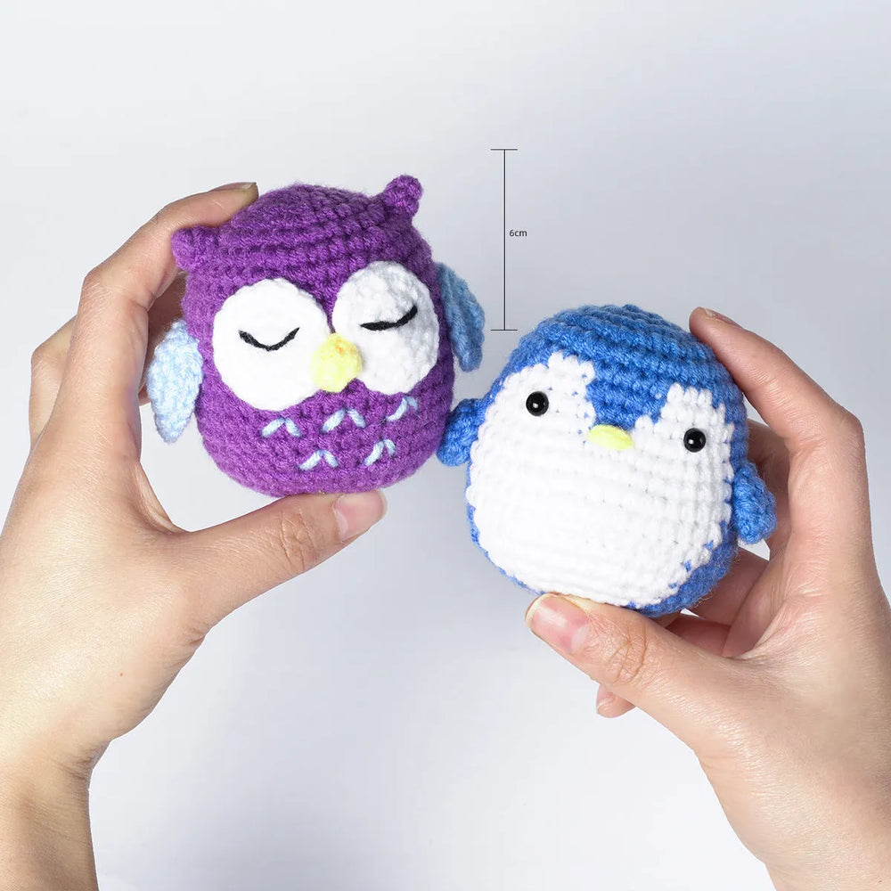 MeWaii® Crochet Original Designed Amigurumi Kits For Beginners with Easy Peasy Yarn