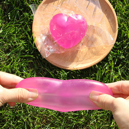 Maltose Farbwechselndes Herz Squishy Stressabbau Langsam zurückprallendes Spielzeug