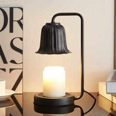 Lampe d'aromathérapie sans feu, bougie fondante à la cire, huile essentielle, cadeau de table