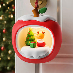 Apple House Christmas Edition Night Light Holiday Glow Gift-Ready Seasonal