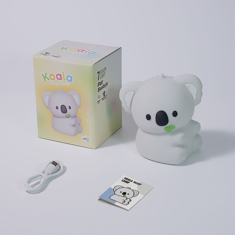 Squishy Silicone Koala LED Night Light - Perfect Gift for Kids and Girls