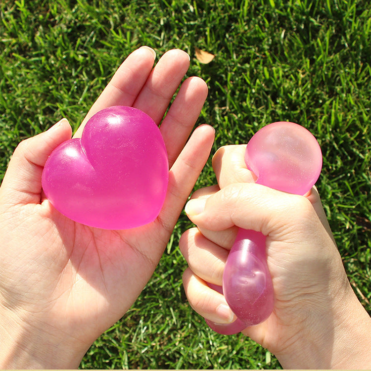 Maltose Farbwechselndes Herz Squishy Stressabbau Langsam zurückprallendes Spielzeug