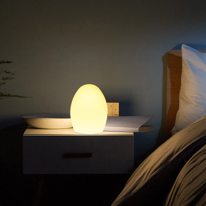 Silicone Egg Night Light RGB Wireless Intelligent Dimmable LED Lamp Desktop Remote Control Bar Cafe