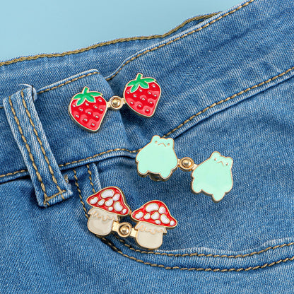 Waist Knots Adjustable Frog Heart Toadstool Strawberry for Loose Pants Clothes