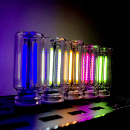 USB LED Glass Bottle Colorful Ambient Night Light