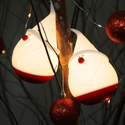 Squishy-LED-Nachtlicht in Form eines Weihnachtsmanns aus Silikon – perfektes Geschenk für Kinder und Mädchen