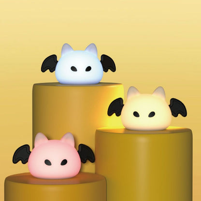 Squishy Silikon Kawaii Fledermaus LED-Nachtlicht - Perfektes Geschenk für Kinder und Mädchen