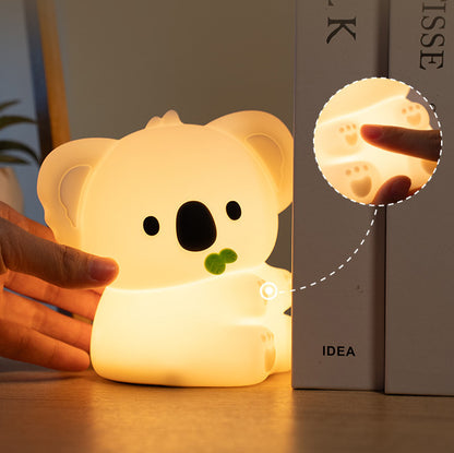 Squishy Silicone Koala LED Night Light - Perfect Gift for Kids and Girls