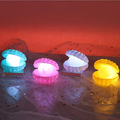 Veilleuse LED en forme de coquillage – Cadeau idéal pour les enfants et les filles