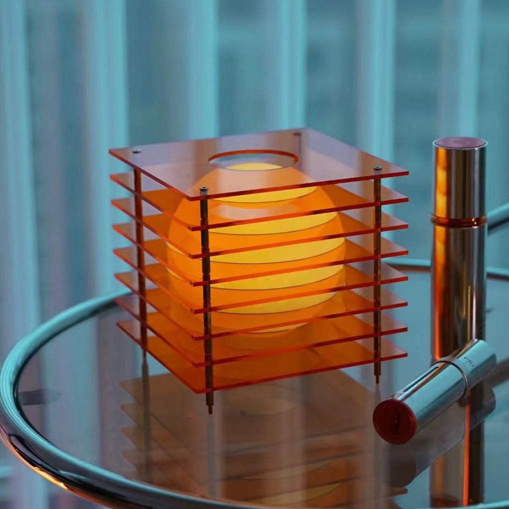 DIY Acrylic Layered Moon Lamp Gift for Bedroom and Living Room
