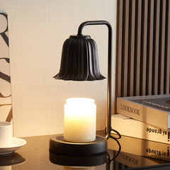 Lampe d'aromathérapie sans feu, bougie fondante à la cire, huile essentielle, cadeau de table
