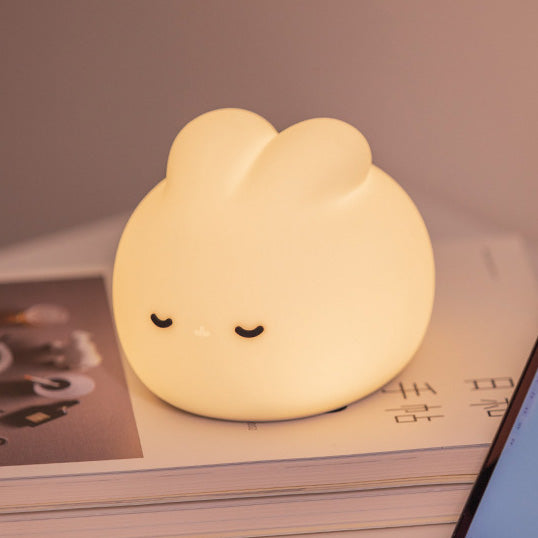 Chubby Dream Bunny Emotional Night Light Sleep Aid Gentle Glow Silicone Companion Perfect Gift