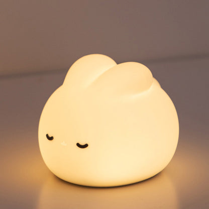 Chubby Dream Bunny Emotional Night Light Sleep Aid Gentle Glow Silicone Companion Perfect Gift