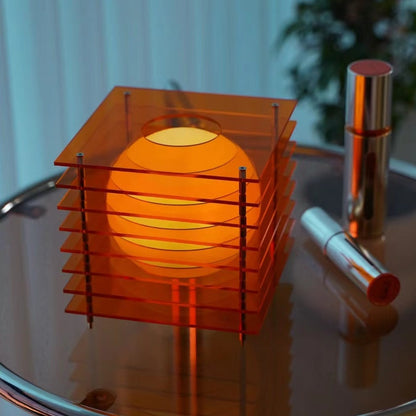 DIY Acrylic Layered Moon Lamp Gift for Bedroom and Living Room