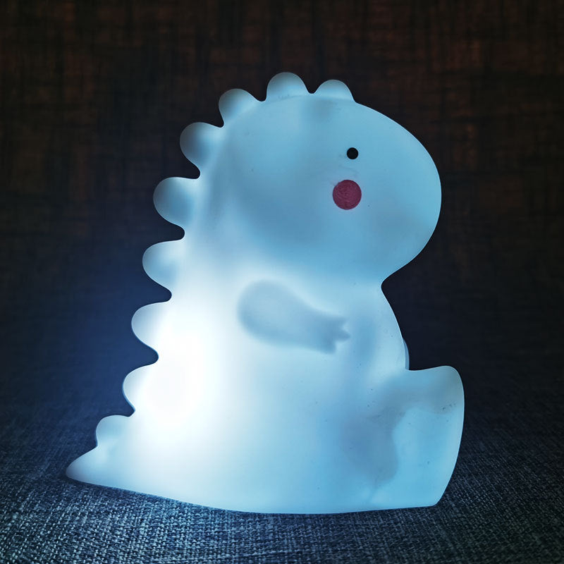 Squishy Silikon Baby Dinosaurier LED Nachtlicht - perfektes Geschenk für Kinder und Mädchen