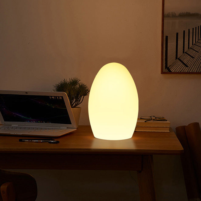 Silicone Egg Night Light RGB Wireless Intelligent Dimmable LED Lamp Desktop Remote Control Bar Cafe