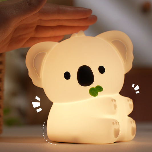 Squishy Silicone Koala LED Night Light - Perfect Gift for Kids and Girls
