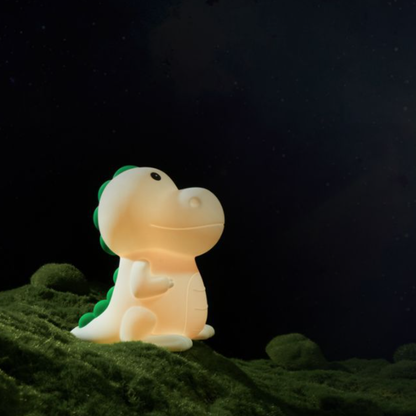Squishy Silikon-Dinosaurier-LED-Nachtlicht – perfektes Geschenk für Kinder und Mädchen