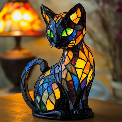 Dog Puppy Resin Colorful Lamp Series Art Night Light Gift