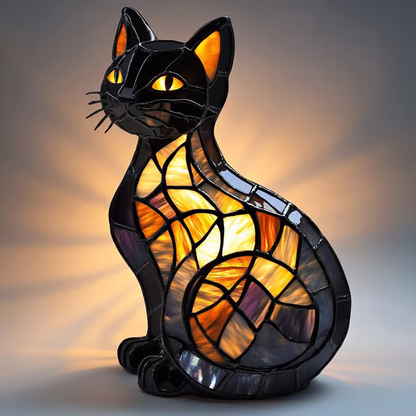 Dog Puppy Resin Colorful Lamp Series Art Night Light Gift