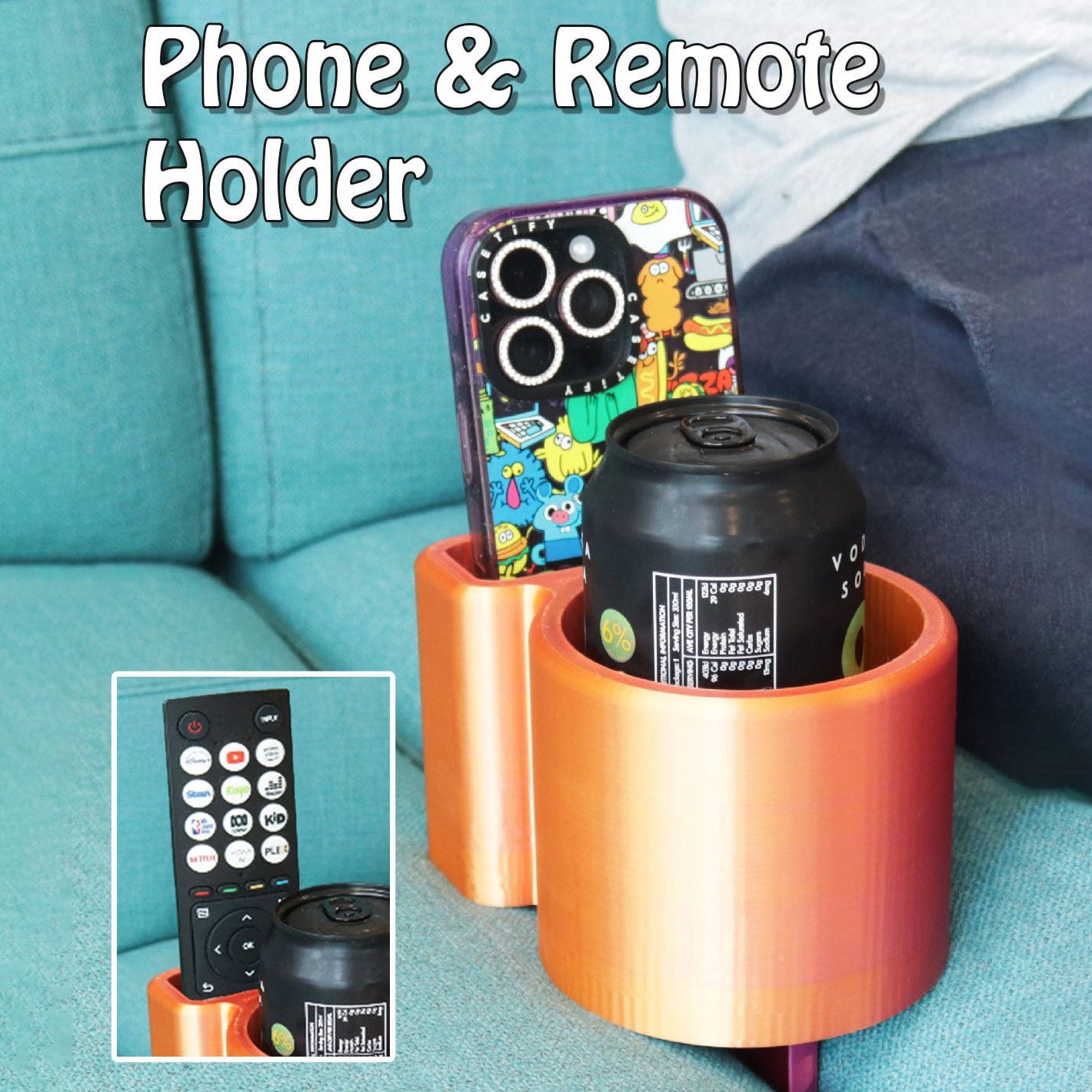 Sofa Gap Organizer Cup Holder Compact Couch Insert Tray for Beverages Remotes Snacks