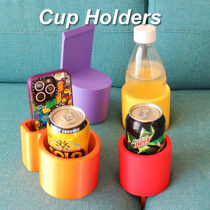 Sofa Gap Organizer Cup Holder Compact Couch Insert Tray for Beverages Remotes Snacks