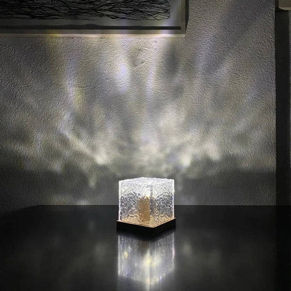 Dynamic Shadow Water Pattern Rotating Atmosphere Night Light