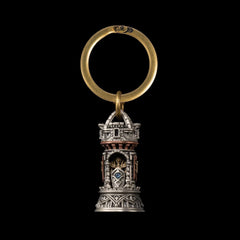 Medieval Guardian Pendant – Dual-Sided Rotating Warrior Pendant