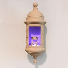 Puerto Rican Garita Wall Coquí Lamp