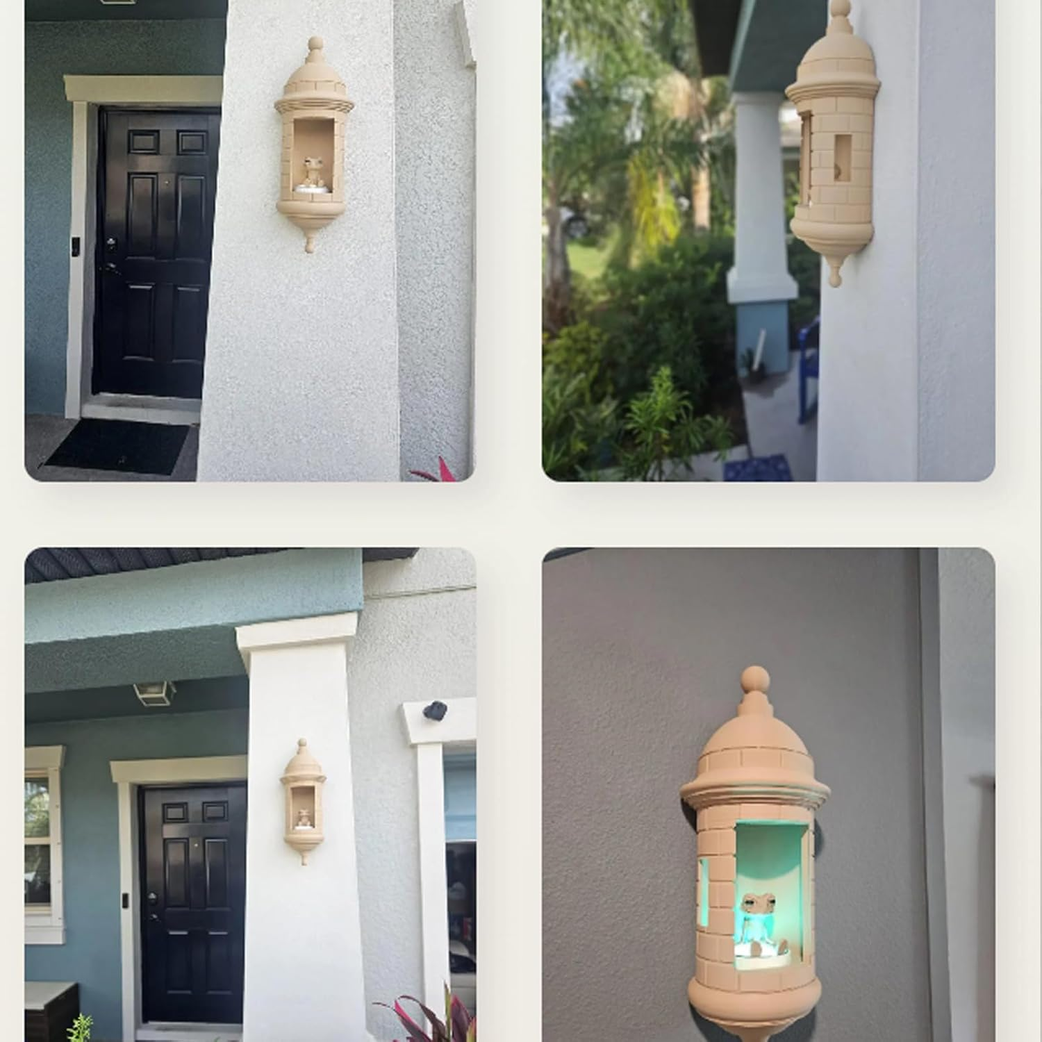 Puerto Rican Garita Wall Coquí Lamp